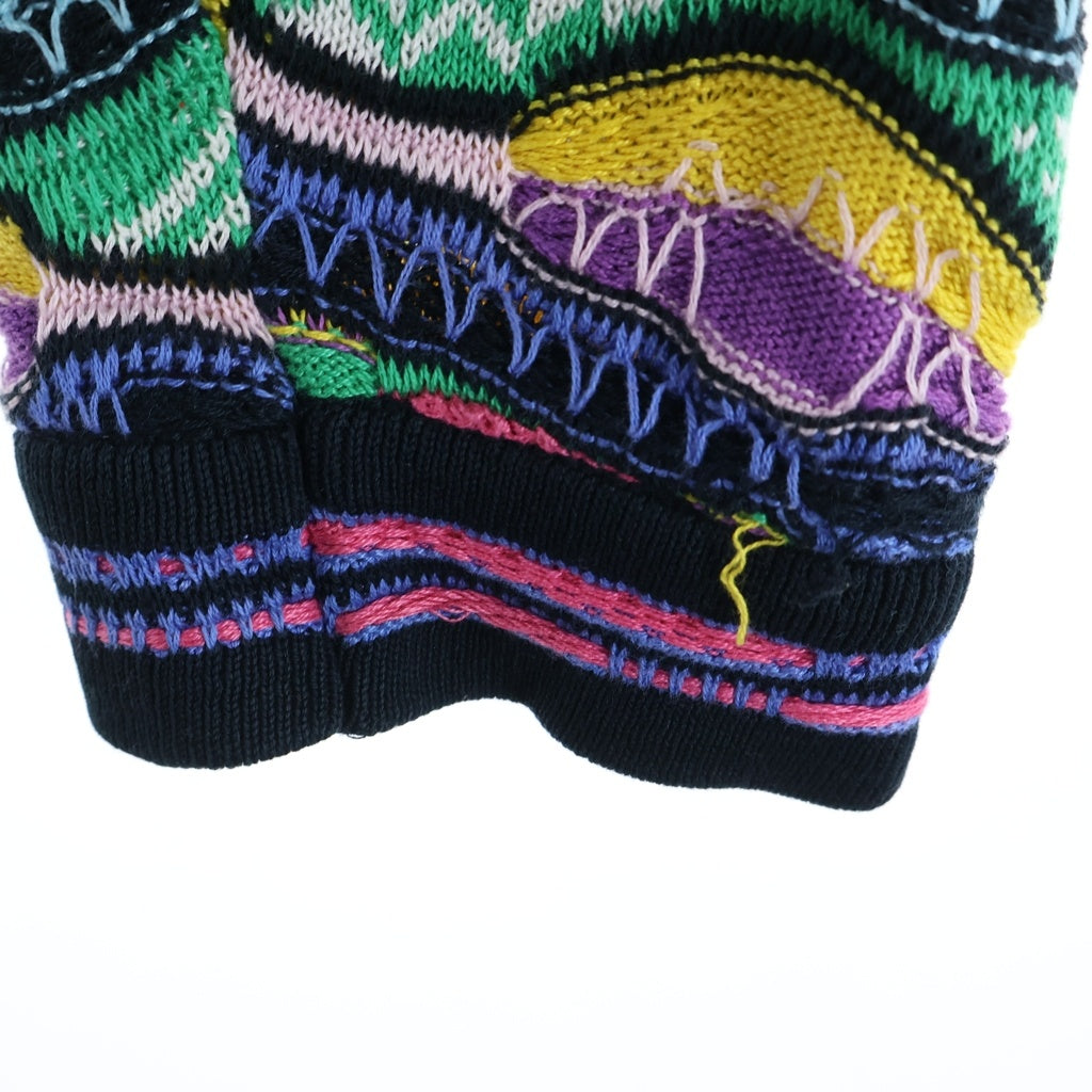 COOGI(クージー) 3D ニット ラウンドネック 長袖 セーター マルチカラー