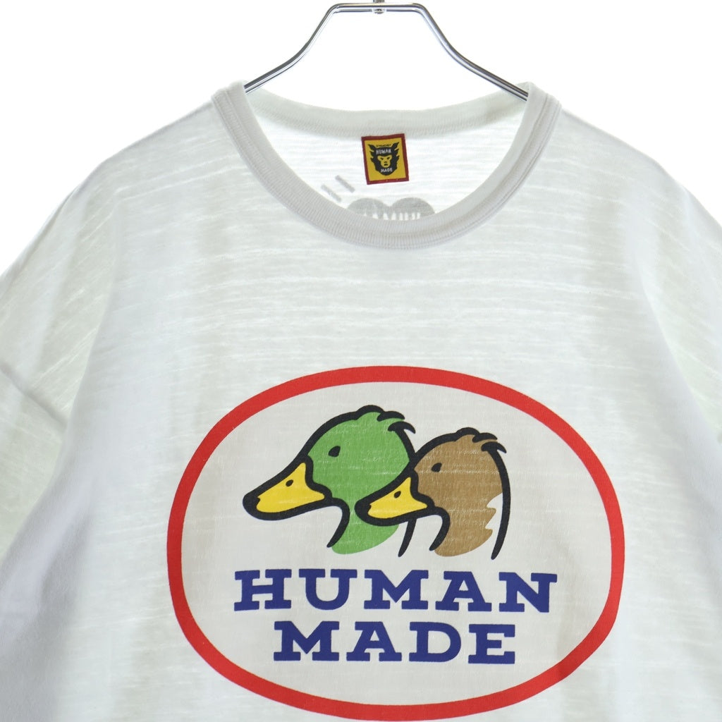HUMAN MADE(ヒューマンメイド) Duck Graohic カモプリント 半袖Tシャツ カットソー ホワイト