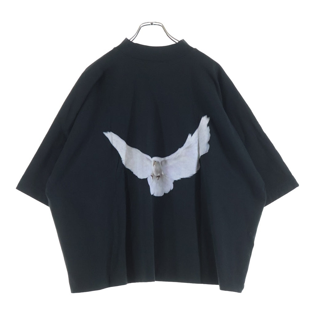 YEEZY(イージー) DOVE NO SEAM TEE ドーヴ 両面プリント クルーネック半袖Tシャツ カットソー ブラック 471281-05