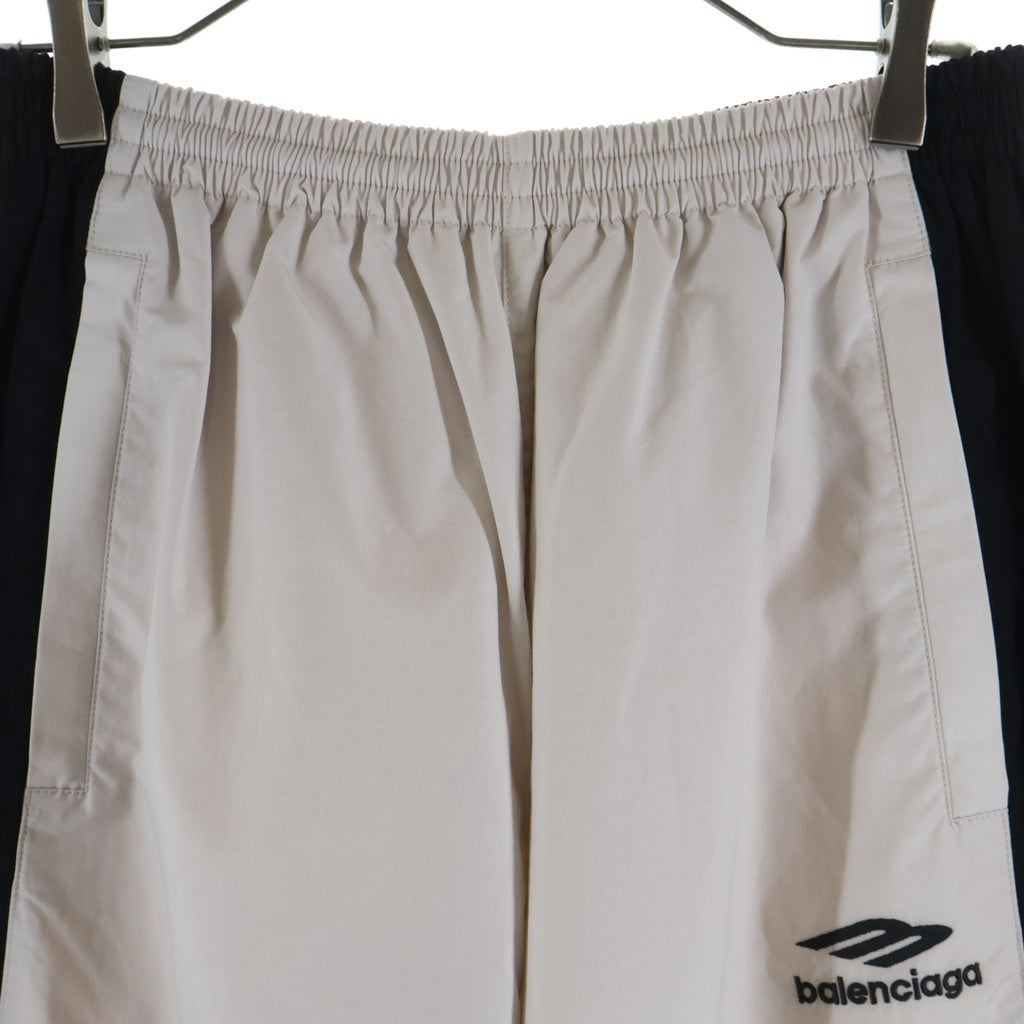 BALENCIAGA(バレンシアガ) 24AW スポーティーBロゴトラックロングパンツ ホワイト 790985 TPQ38