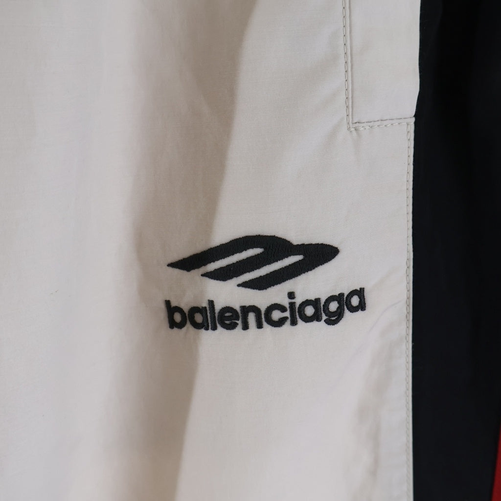 BALENCIAGA(バレンシアガ) 24AW スポーティーBロゴトラックロングパンツ ホワイト 790985 TPQ38