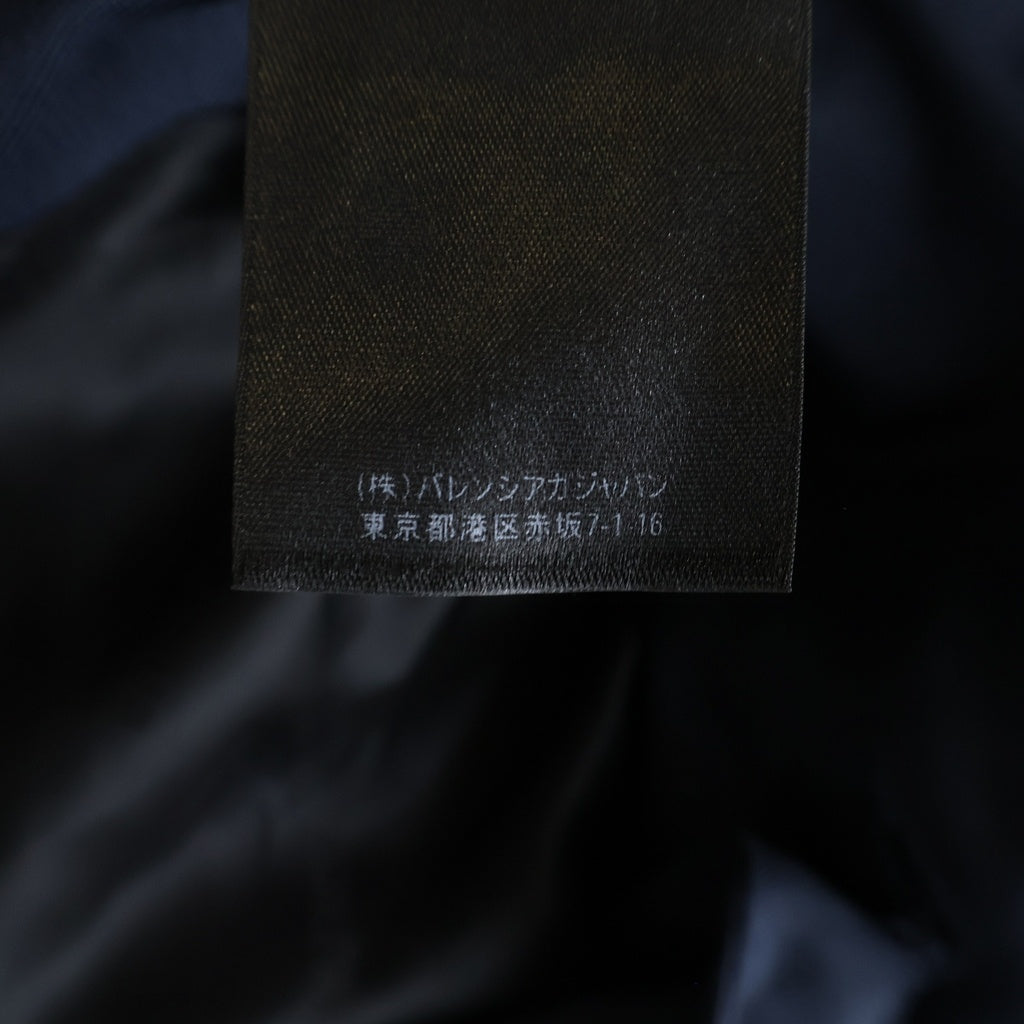 BALENCIAGA(バレンシアガ) Navy Oversized Single Jacket ネイビー オーバーサイズ シングル テーラードジャケット アウター 661434 TKT03 ネイビー