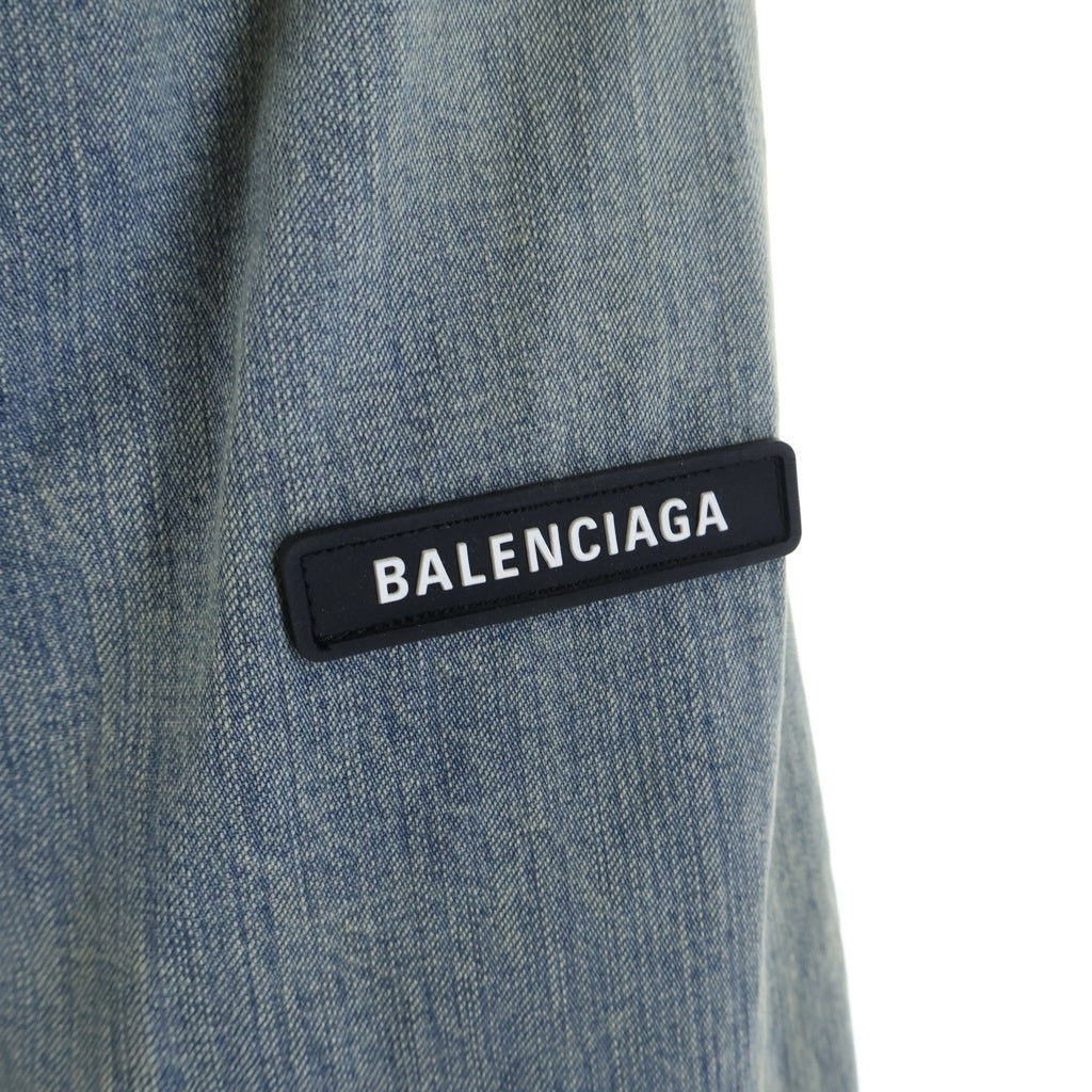 BALENCIAGA(バレンシアガ) Denim Washed Jacket デニム ウォッシュド テーラードジャケット 767997 TPW53 インディゴ