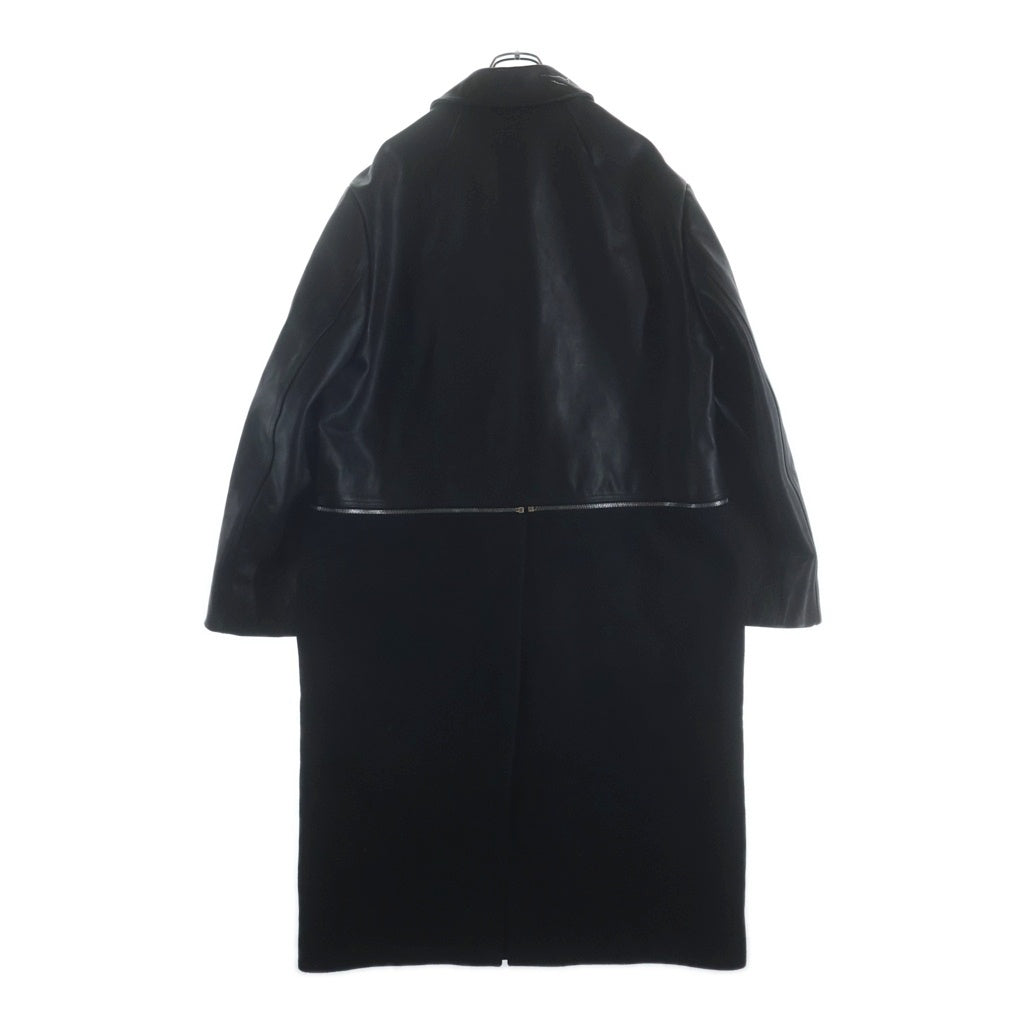Rick Owens(リックオウエンス) 25AW CONCORDIANS Blixa Jumbo Mac コンコルディアンス期 ブリクサジャンボマック ベルトデザイン2WAYロングコート ジャケット RR02E1903-LOWSR1 ブラック