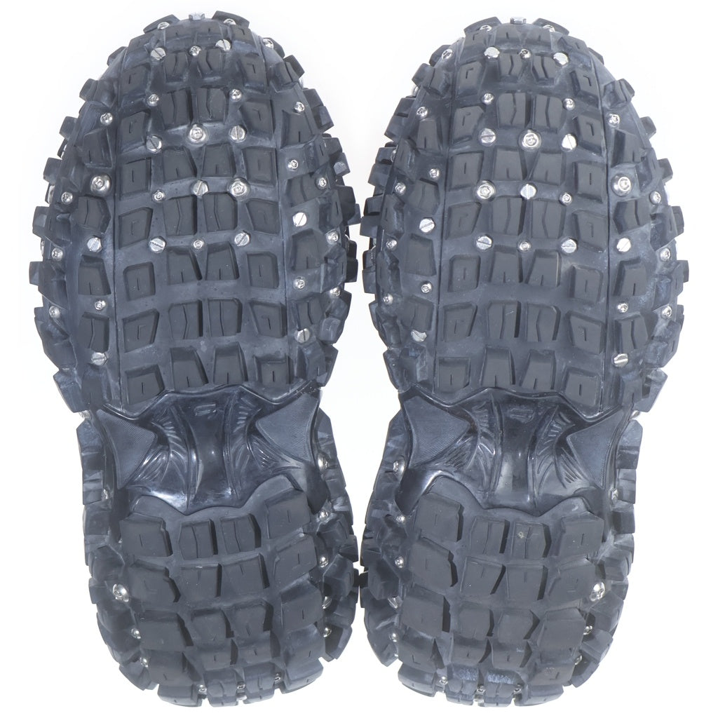 BALENCIAGA(バレンシアガ) Bouncer Screw Sneaker With Piercings バウンサースクリュースニーカーウィズピアシング ハードウェア装飾レースアップローカットスニーカー 685611 ブラック