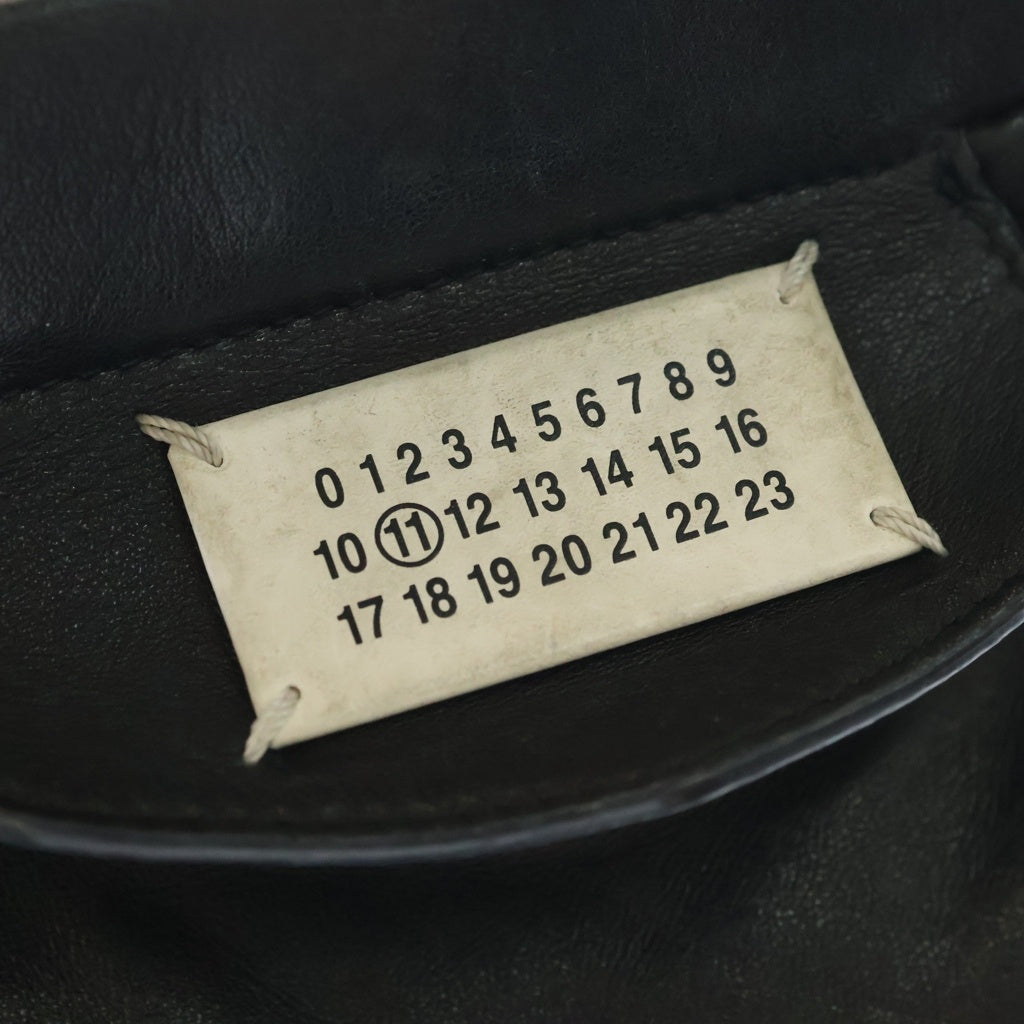 Maison Margiela(メゾンマルジェラ) Glam Slam グラムスラム レザー ハンドバッグ ブラック S56WC0126 レディース