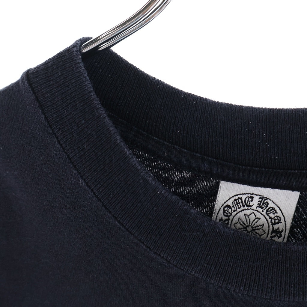 CHROME HEARTS(クロムハーツ) OLD Vine Dagger Tee オールド ヴァインダガーTシャツ 袖ダガープリント ポケット クルーネック半袖Tシャツ カットソー ブラック