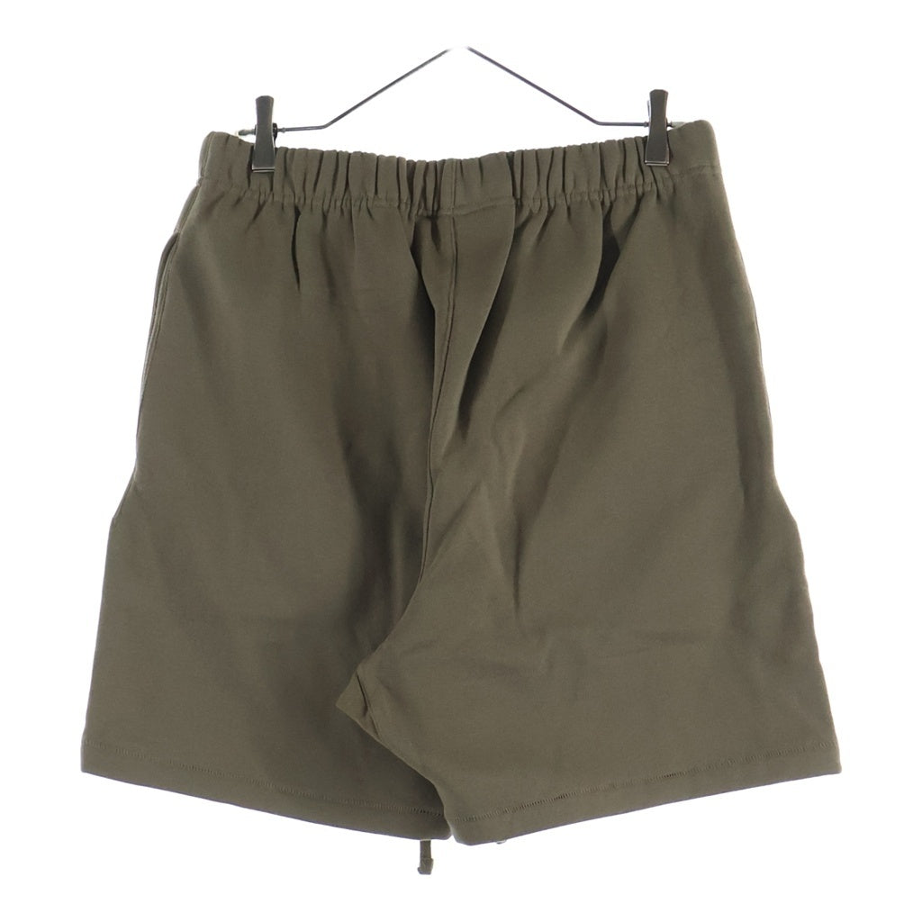 FEAR OF GOD ESSENTIALS(フィアオブゴッド エッセンシャルズ) Rubber Logo Sweat Shorts ラバーロゴスウェットショーツ ハーフパンツ ライトブラウン