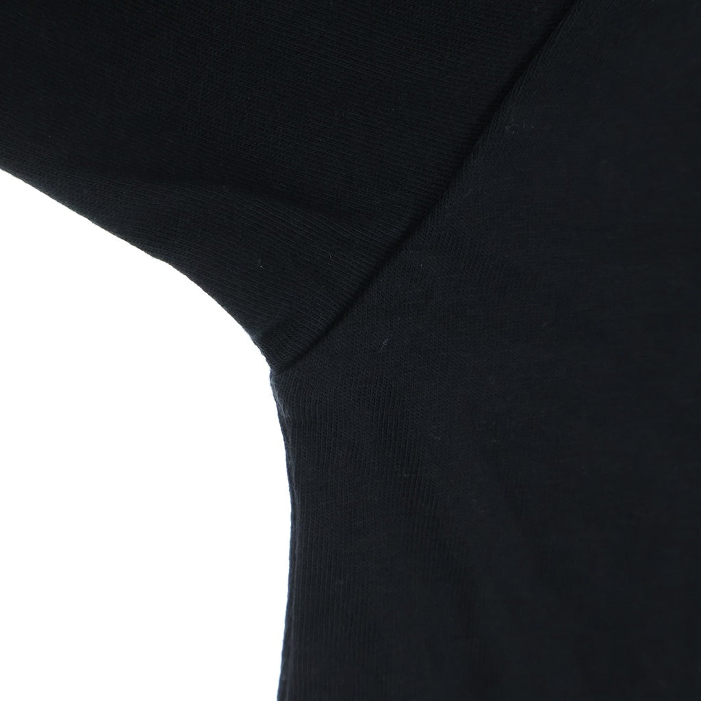FEAR OF GOD ESSENTIALS(フィアオブゴッド エッセンシャルズ) Rubber Logo Crewneck L/S Tee ラバーロゴクルーネック長袖Tシャツ カットソー ブラック