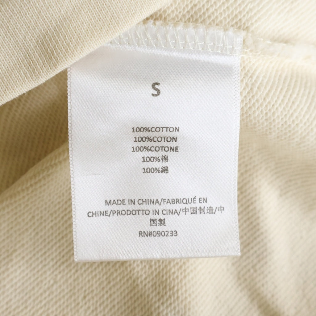 FEAR OF GOD ESSENTIALS(フィアオブゴッド エッセンシャルズ) 1977 Felt Logo L/S Rugby Shirts フェルトロゴロングスリーブラグビーシャツ 長袖ポロシャツ クリーム