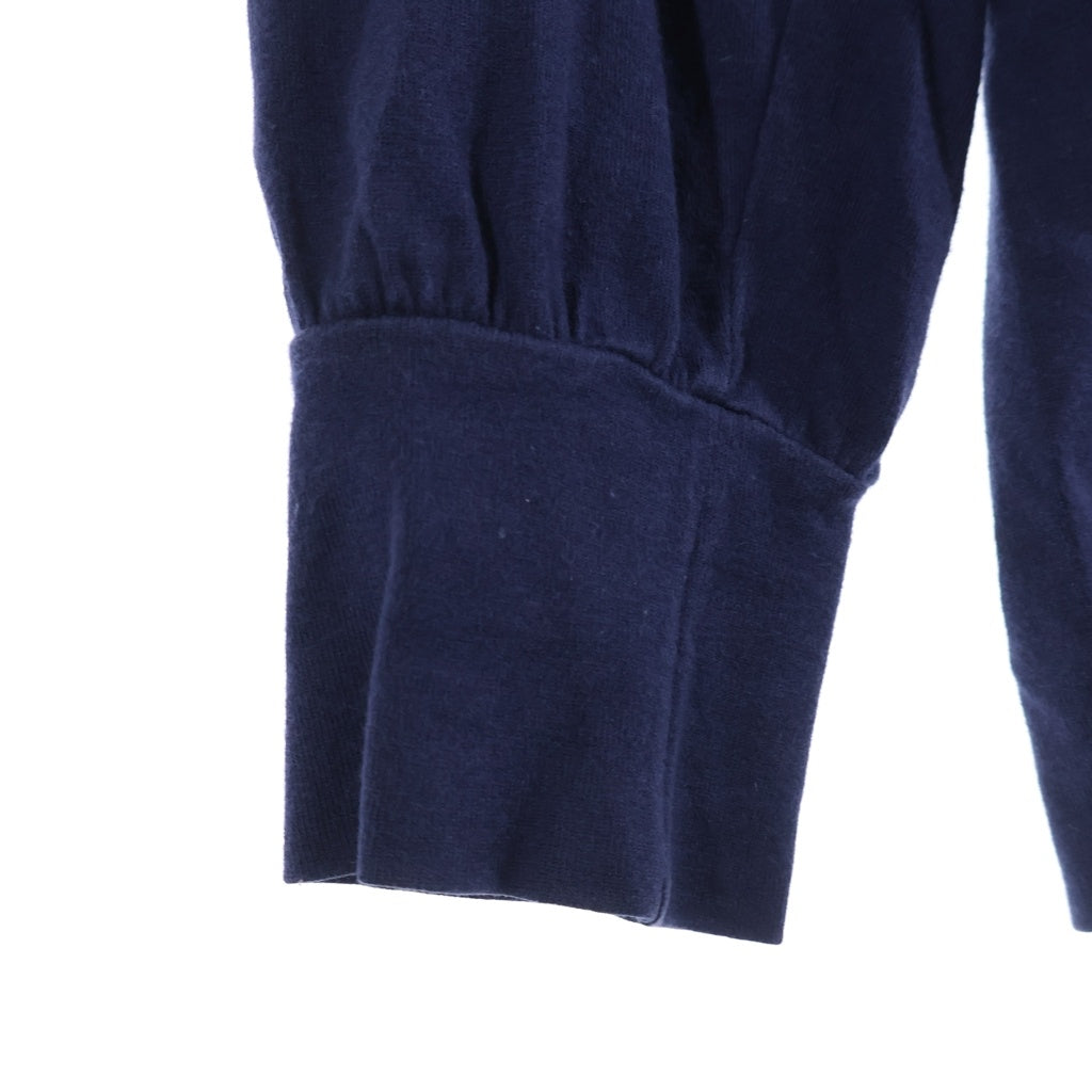 COMME des GARCONS HOMME(コムデギャルソンオム) 90S 田中オム フロントプリント 長袖Tシャツ カットソー ネイビー HT-040130