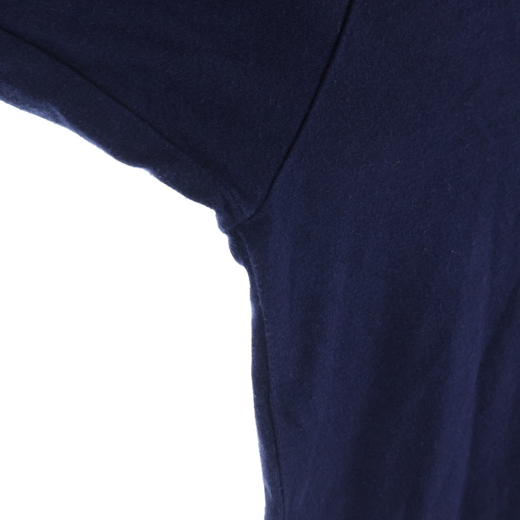 COMME des GARCONS HOMME(コムデギャルソンオム) 90S 田中オム フロントプリント 長袖Tシャツ カットソー ネイビー HT-040130