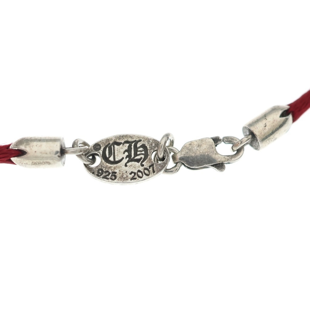 CHROME HEARTS(クロムハーツ) KZ BRACELET STAR スタースタック ブレスレット シルバー/レッド