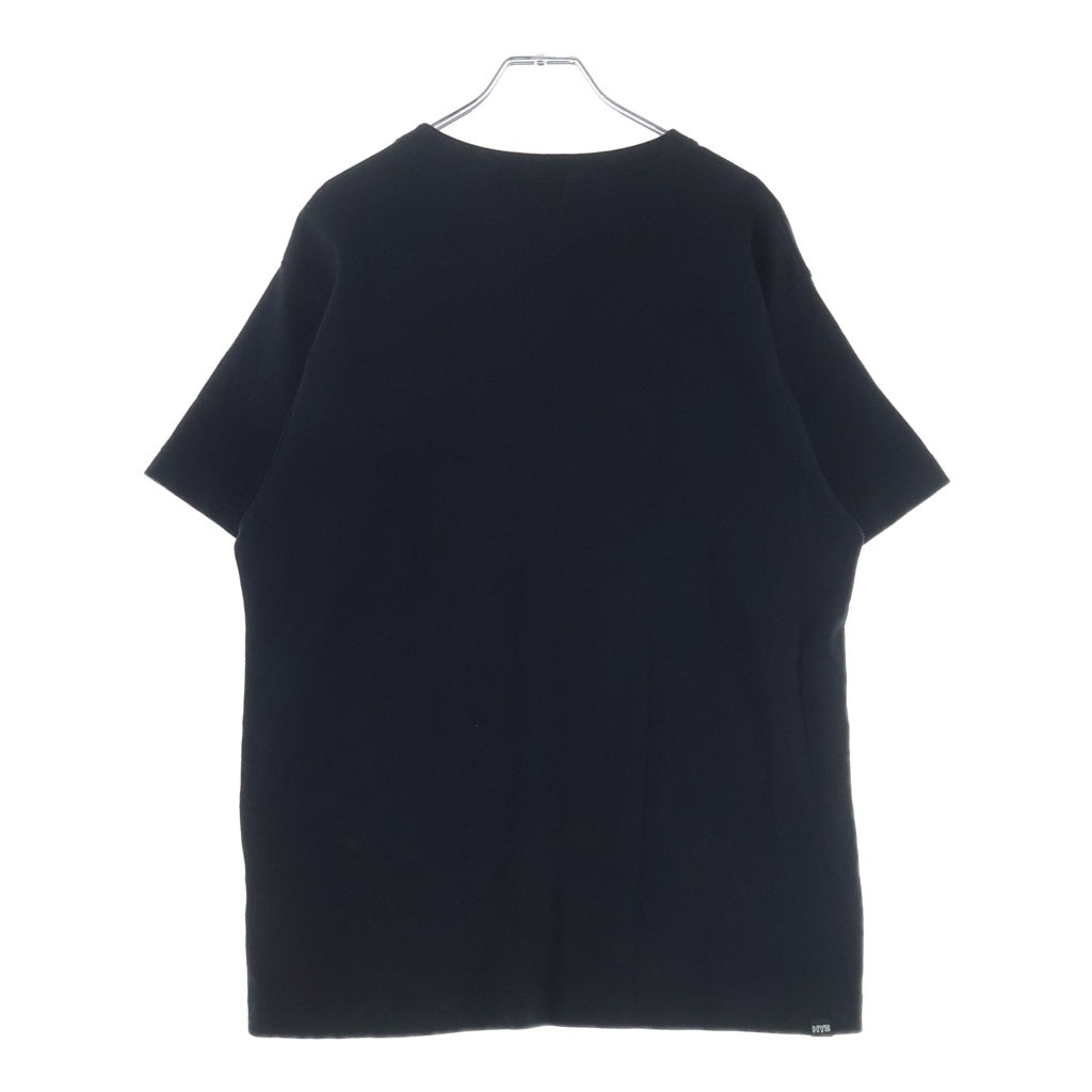 HYSTERIC GLAMOUR(ヒステリックグラマー) ROCK W YOU フロント プリント 半袖Tシャツ カットソー ブラック 02241CT23