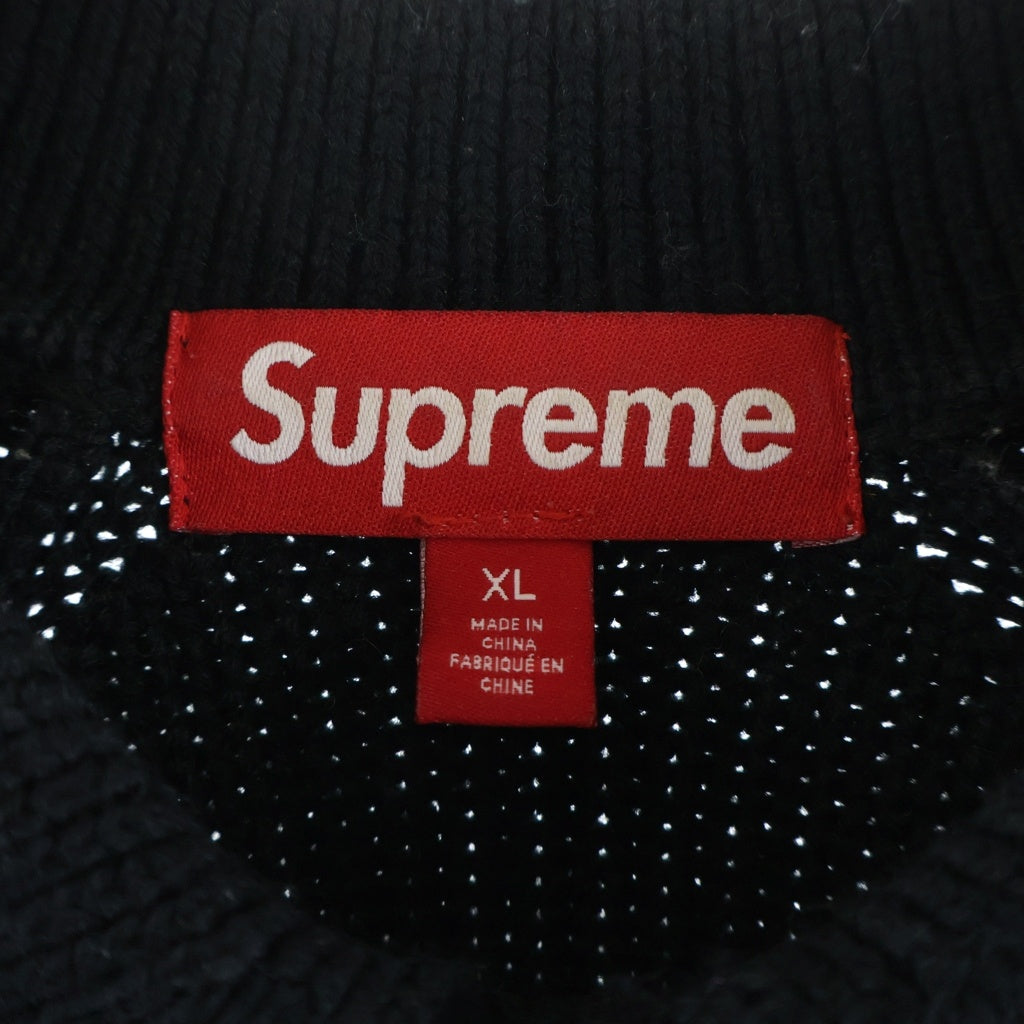 SUPREME(シュプリーム) 24AW Small Box Polo Sweater スモール ボックスロゴ ニット セーター ブラック