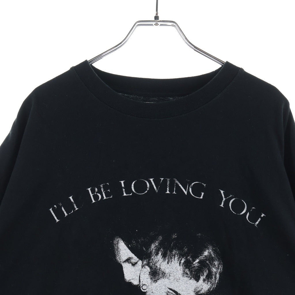 KAMIYA(カミヤ) 26SS LOVING T-shirt ラヴィングTシャツ フロントプリントクルーネック半袖Tシャツ カットソー G16TS095 ブラック