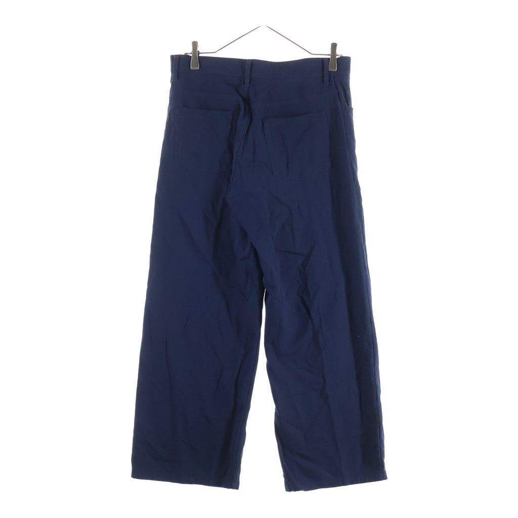 JIL SANDER(ジルサンダー) センタープレス ストレート スラックスパンツ JSPQ301005 WQ251500 ネイビー