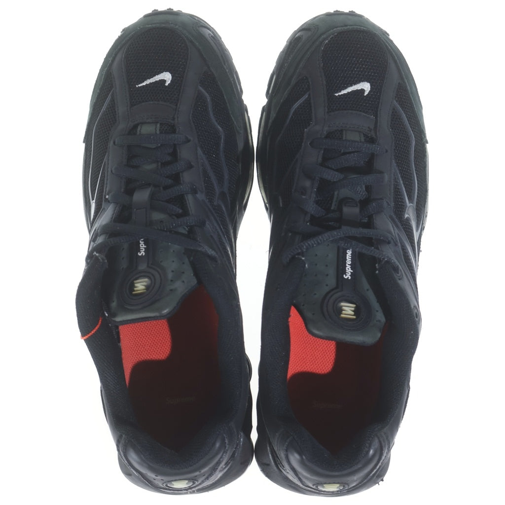 NIKE(ナイキ) 22SS ×SUPREME SHOX RIDE 2 SP シュプリーム ショックス ローカットスニーカー ブラック US11.5/29.5cm DN1615-001