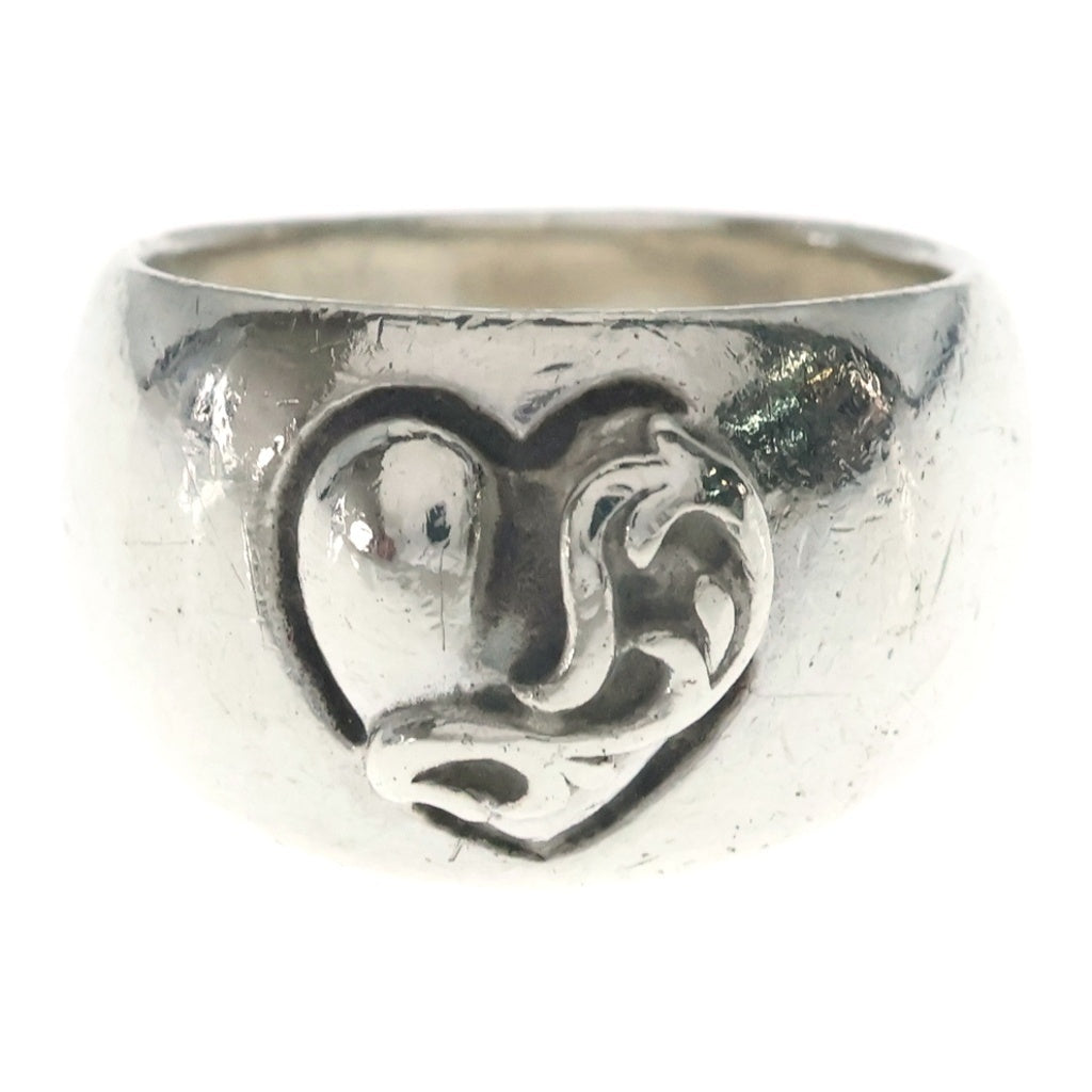 CHROME HEARTS(クロムハーツ) HEART IN BAND ハートインバンドリング シルバー