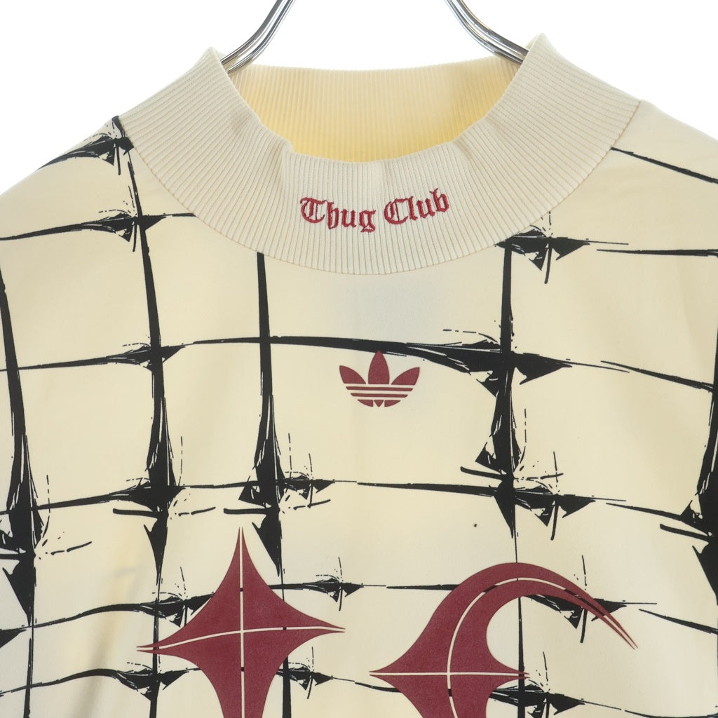 THUG CLUB(サグクラブ) ×adidas GOALIE T-SHIRT LONG SLEEVE アディダス ゴーリー 長袖Tシャツ カットソー ホワイト KF6914 A2B001