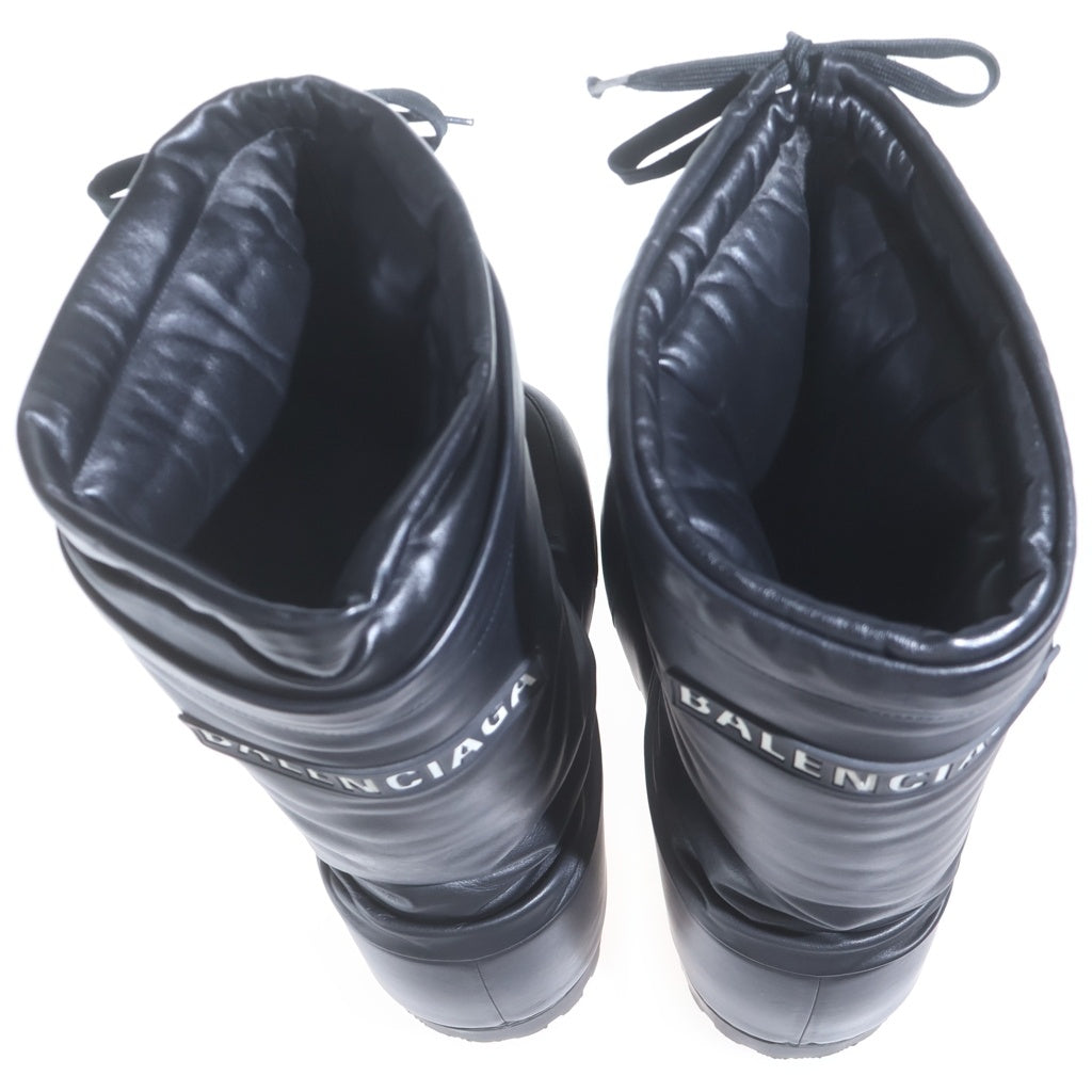 BALENCIAGA(バレンシアガ) Skiwear Akaska High Boots スキーウェア アラスカハイブーツ パデットロングレザーブーツ ブラック -