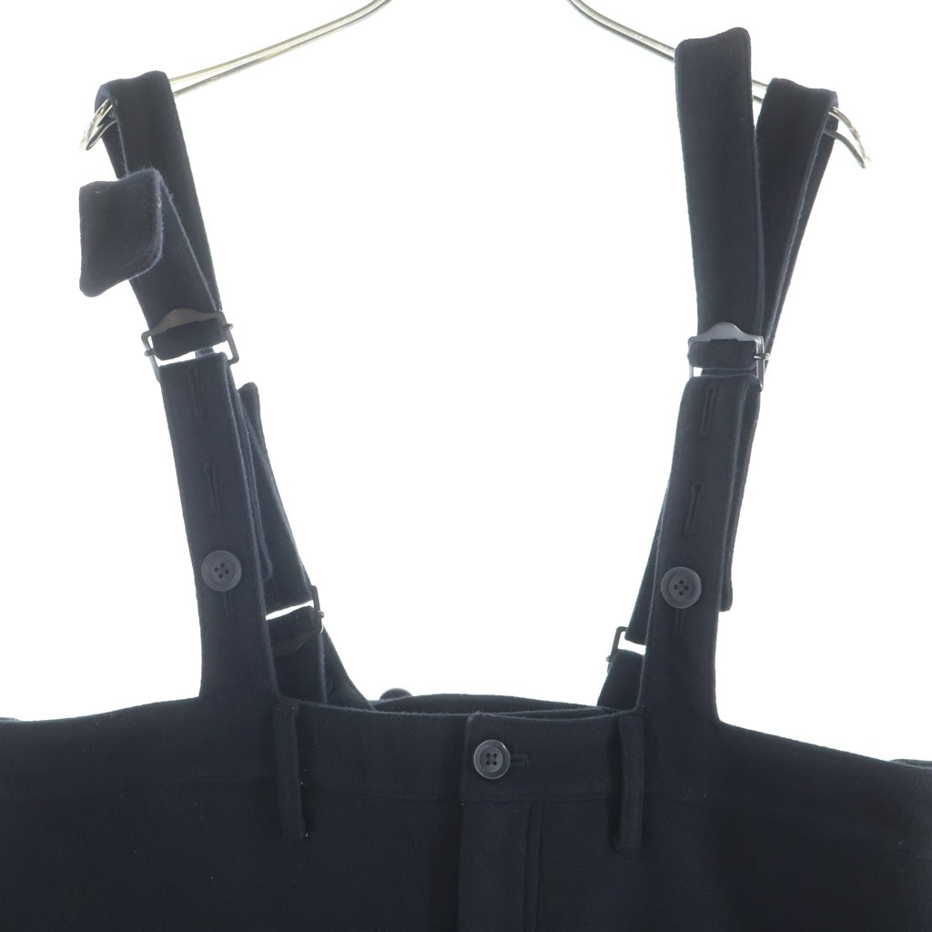 Yohji Yamamoto POUR HOMME(ヨウジヤマモト プールオム) 21AW Suspender Pants ウールフラノ サスペンダーパンツ HX-P62-122 HX-P62-122