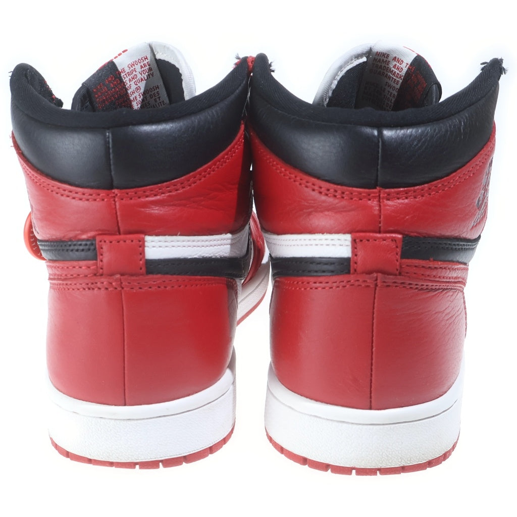 NIKE(ナイキ) AIR JORDAN 1 RETRO HIGH OG NRG HOMAGE TO HOME エアジョーダン1 オマージュトゥホーム ハイカットスニーカー ブラック/レッド US8/26cm 861428-061