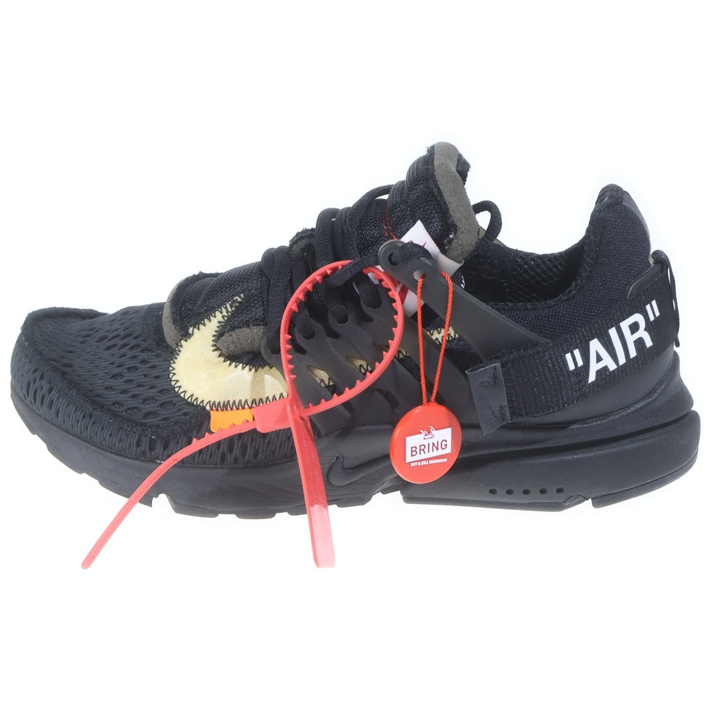 NIKE(ナイキ) ×OFF-WHITE AIR PRESTO AA3830-002 オフホワイト エアプレスト ローカットスニーカー US8/26.0cm ブラック