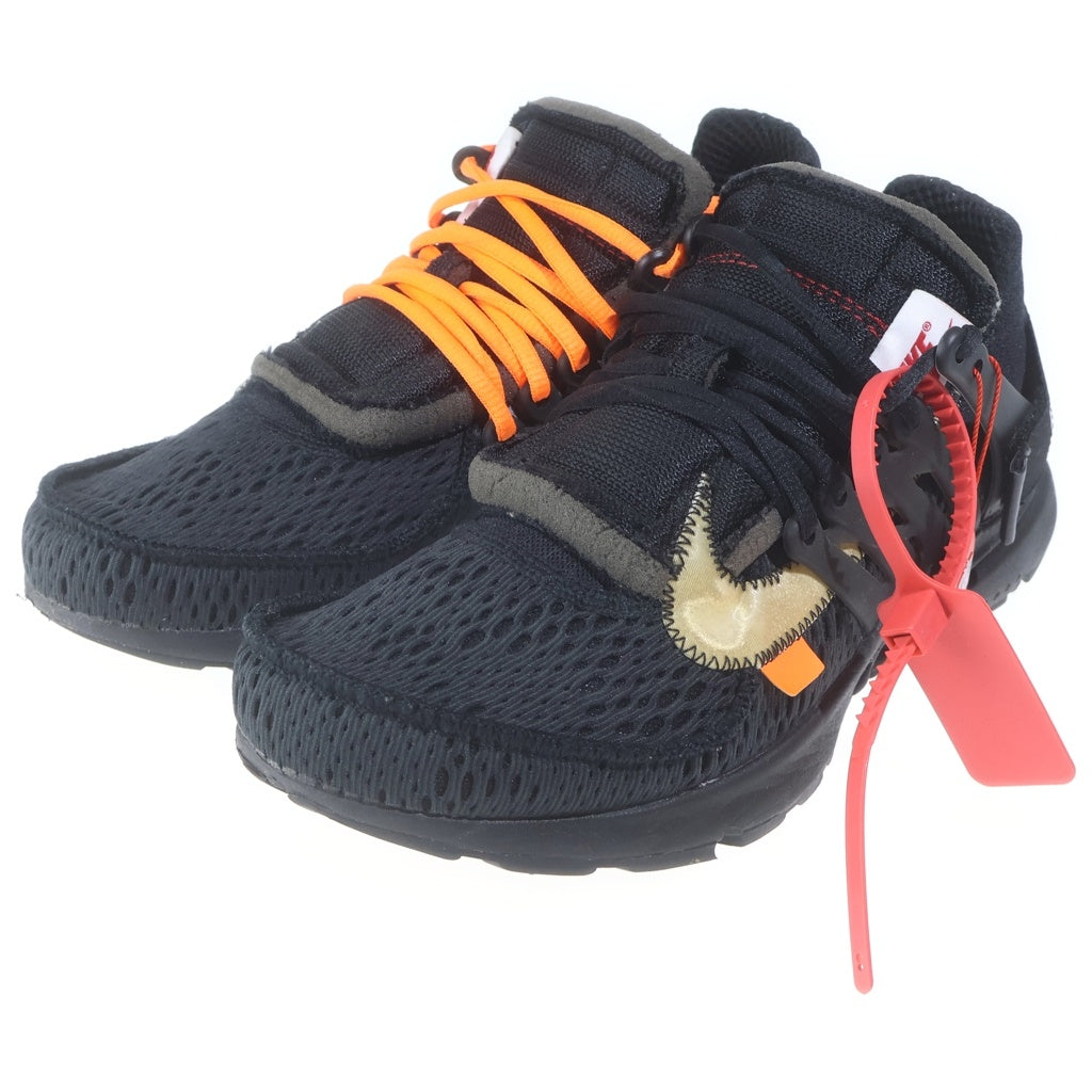 NIKE(ナイキ) ×OFF-WHITE AIR PRESTO AA3830-002 オフホワイト エアプレスト ローカットスニーカー US8/26.0cm ブラック