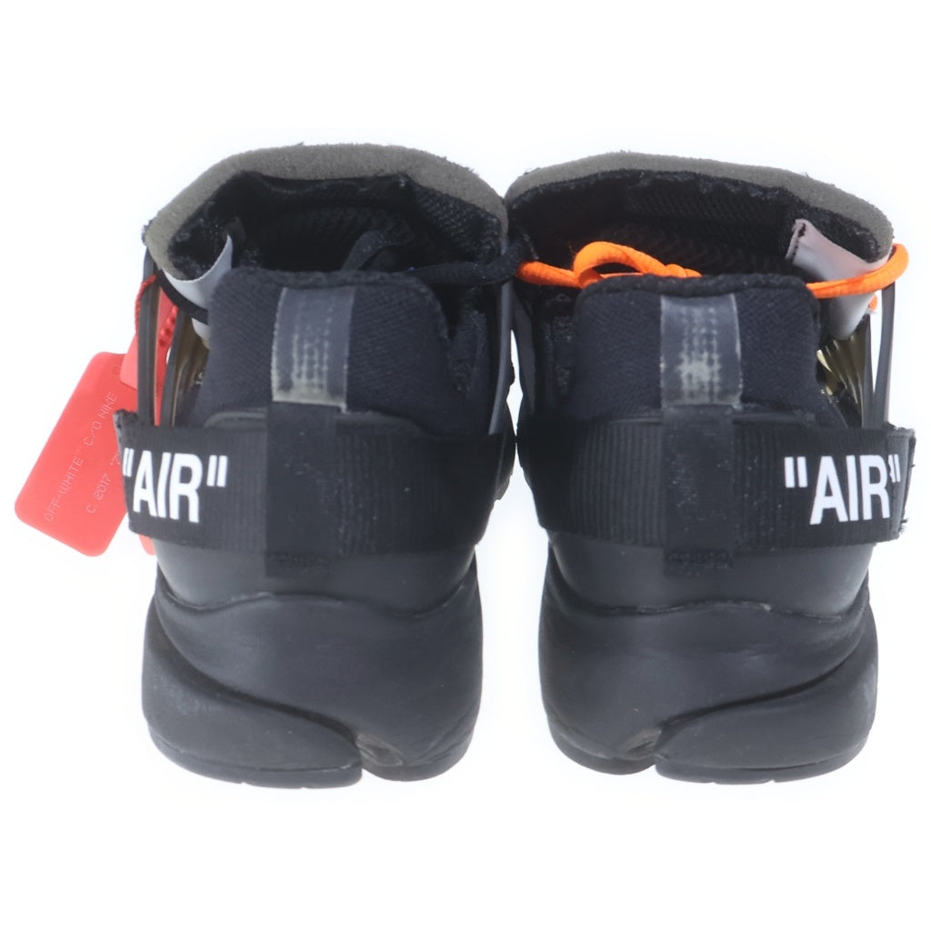 NIKE(ナイキ) ×OFF-WHITE AIR PRESTO AA3830-002 オフホワイト エアプレスト ローカットスニーカー US8/26.0cm ブラック