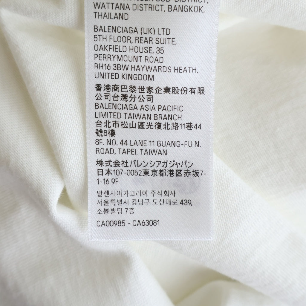 BALENCIAGA(バレンシアガ) DARKWAVE TEE ダークウェーブ 半袖カットソー Tシャツ 739028 TPVN5 ホワイト