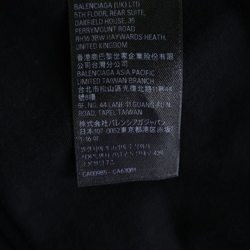 BALENCIAGA(バレンシアガ) DARKWAVE TEE ダークウェーブ 半袖カットソー Tシャツ 739028 TPVN5 ブラック