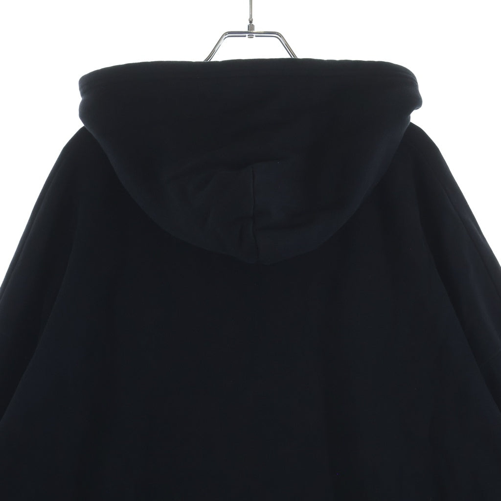 BALENCIAGA(バレンシアガ) 20AW スポンサーロゴプルオーバーフーディーパーカー 570811 TJVE1 ブラック
