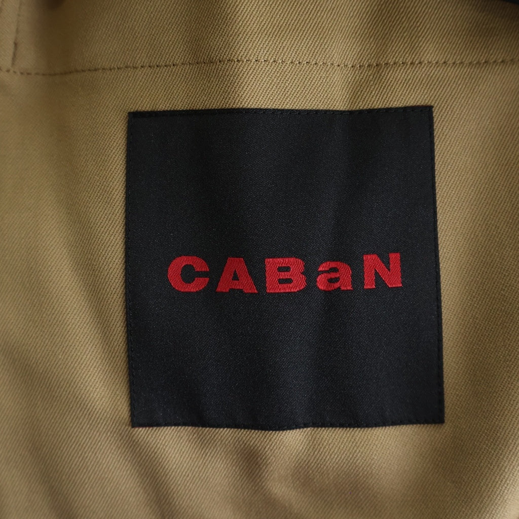 CABaN(キャバン) ウール ダブルブレスト テーラード ジャケット ベージュ -