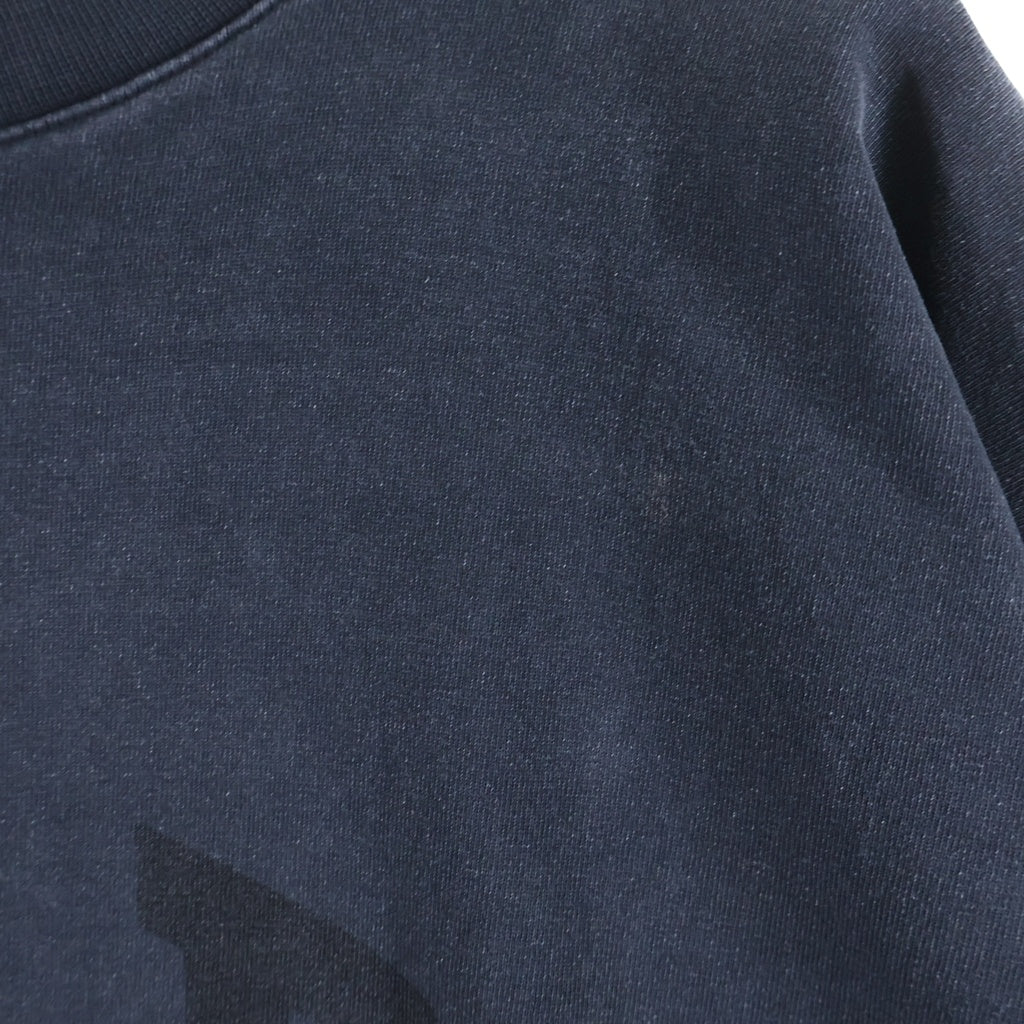 Yeezy Gap Engineered by Balenciaga(イージー ギャップ エンジニアードバイ バレンシアガ) Dove No Seam Tee ダヴノーシームティー モックネックロゴプリントクルーネック半袖Tシャツ ブラック