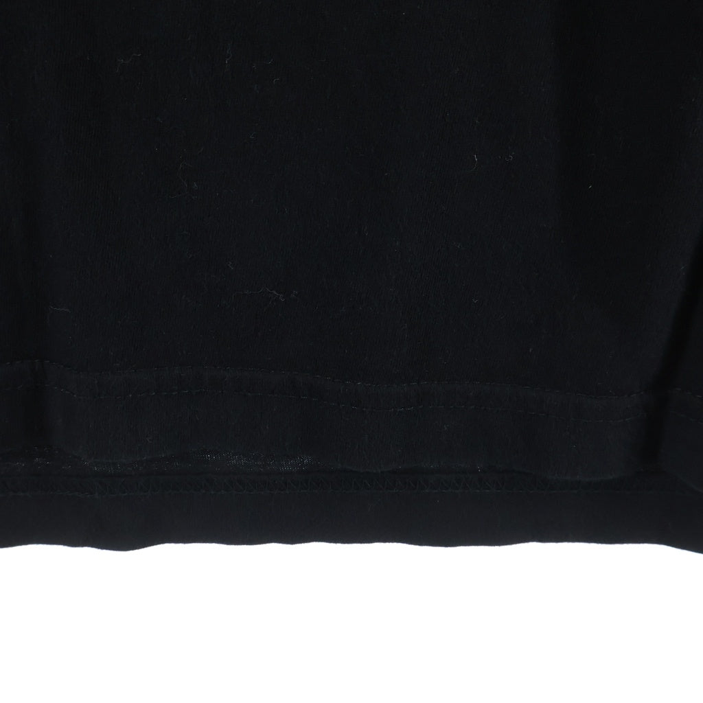 CHROME HEARTS(クロムハーツ) MADE IN HOLLYWOOD VERTICAL LOGO TEE メイドインハリウッド ヴァーティカルロゴ クルーネック ポケット 半袖Tシャツカットソー ブラック/イエロー