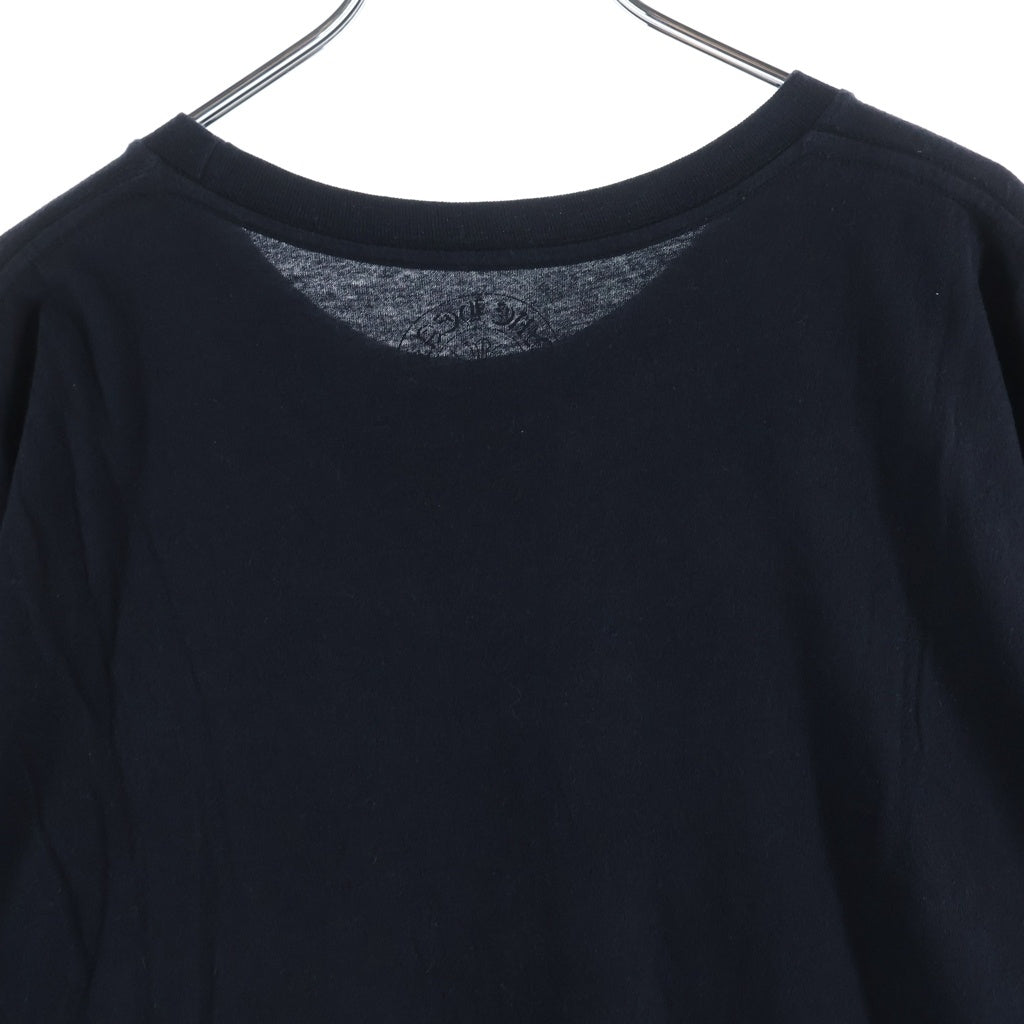 CHROME HEARTS(クロムハーツ) CH S/S NECK LOGO ネックロゴプリント 半袖Tシャツ ブラック