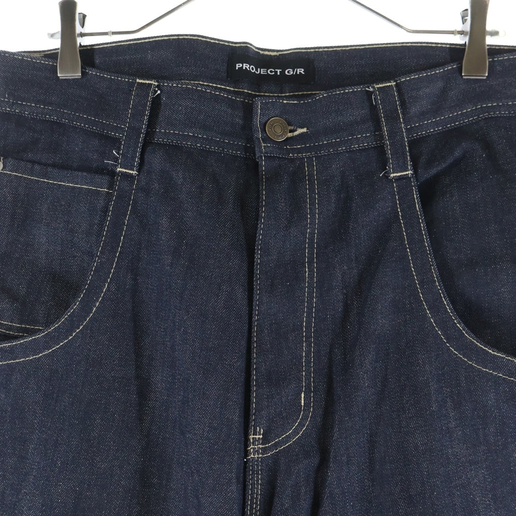 PROJECT G/R(プロジェクトジーアール) RETRO BAGGY DENIM PANTS レトロ バギー デニムパンツ インディゴ