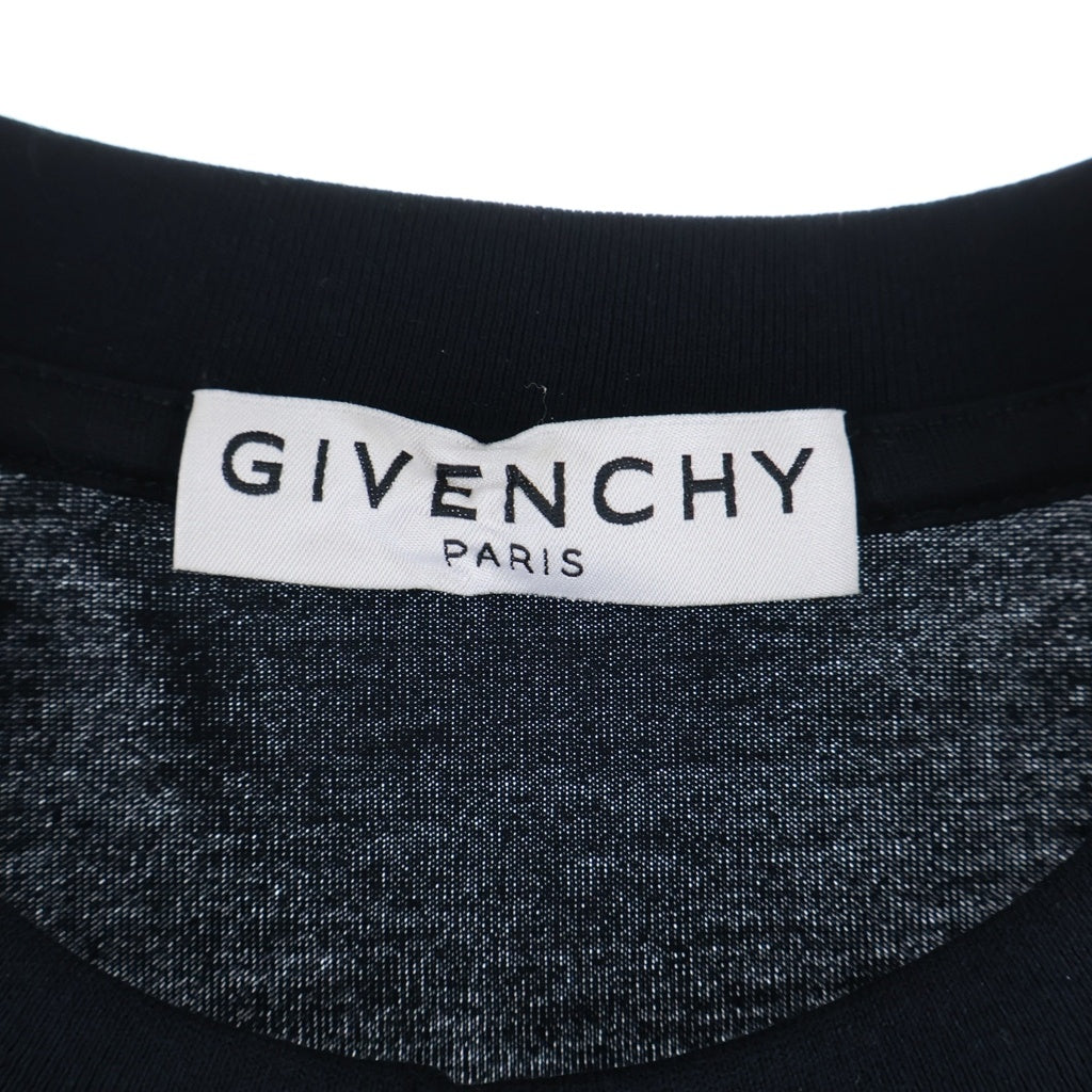 GIVENCHY(ジバンシィ) 18SS Rottweiler T-Shirt ロットワイラー ドッグプリント半袖Tシャツ BM705L3Y1P ブラック