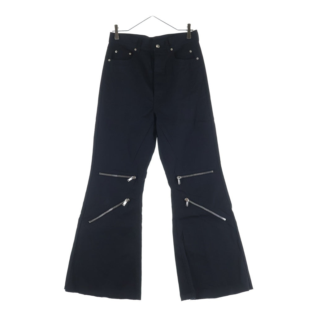 Rick Owens(リックオウエンス) 25SS BOLAN CARGO ボラン フレア カーゴパンツ RU01E5336-TE ブラック