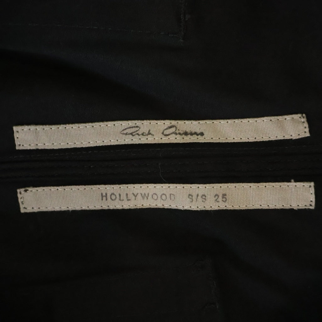 Rick Owens(リックオウエンス) 25SS BOLAN CARGO ボラン フレア カーゴパンツ RU01E5336-TE ブラック