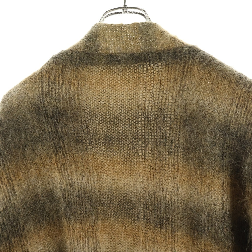 VINTAGE(ヴィンテージ) 60S Vintage ヴィンテージ モヘア Vネック ニット カーディガン ブラウン