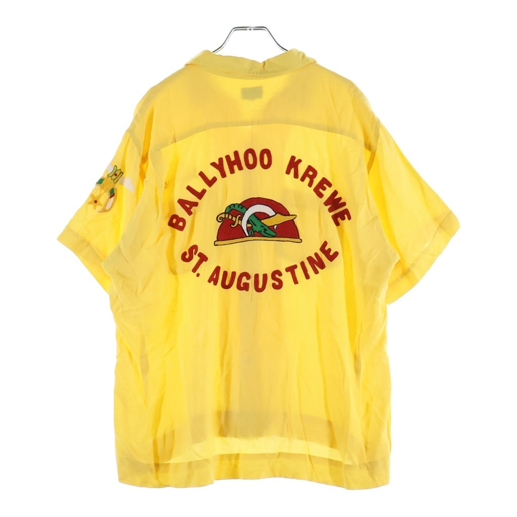 VINTAGE(ヴィンテージ) 60S Vintage Service Bowling Shirt ヴィンテージ 半袖ボーリングシャツ イエロー
