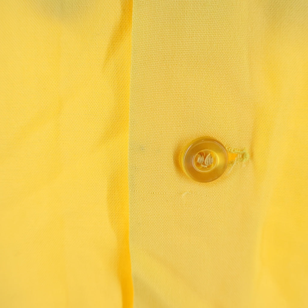 VINTAGE(ヴィンテージ) 60S Vintage Service Bowling Shirt ヴィンテージ 半袖ボーリングシャツ イエロー