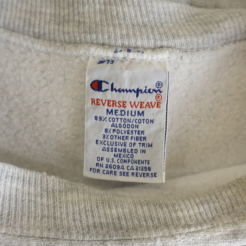 CHAMPION(チャンピオン) 90S Vintage REVERSE WEAVE LA リバースウィーブ ヴィンテージ ロサンゼルス プリント スウェット クルーネック グレー