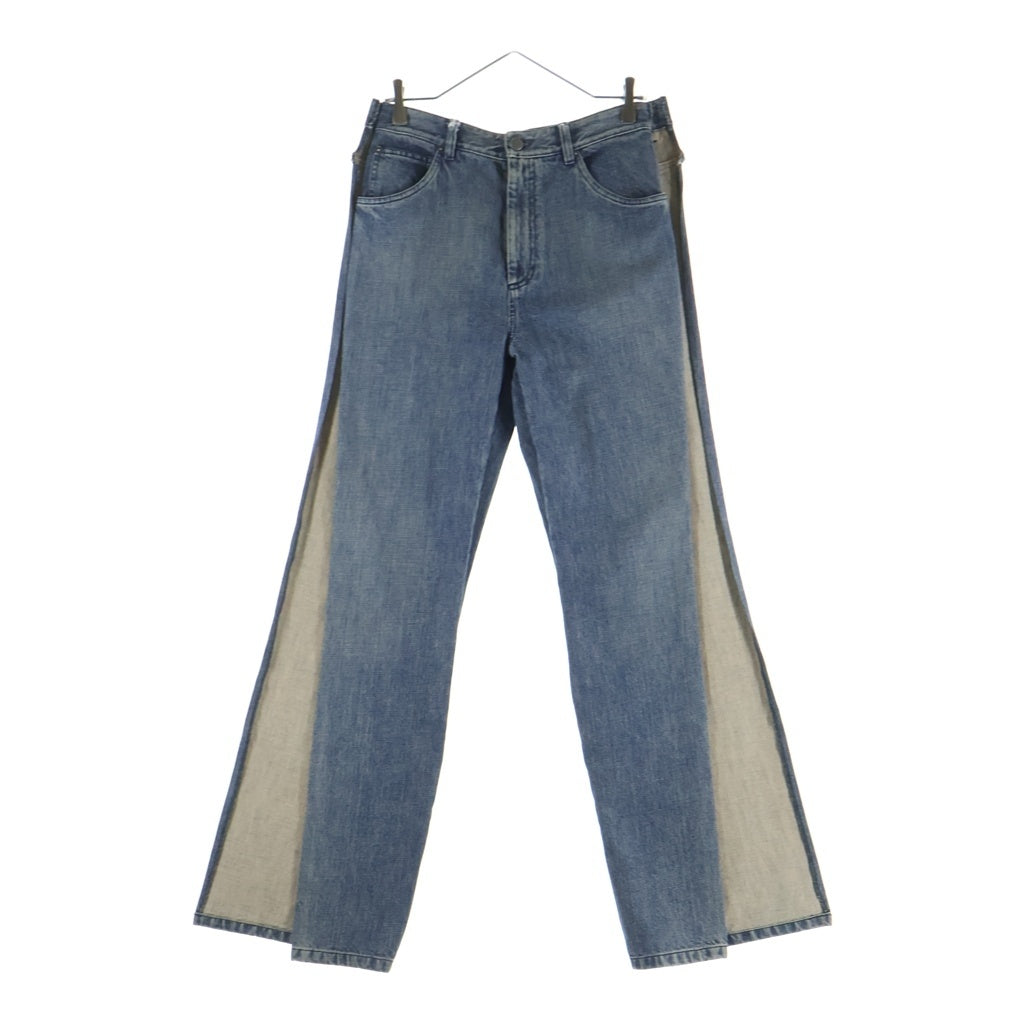 Maison Margiela(メゾンマルジェラ) レイヤード ストレートデニムパンツ インディゴ 29LA001430293