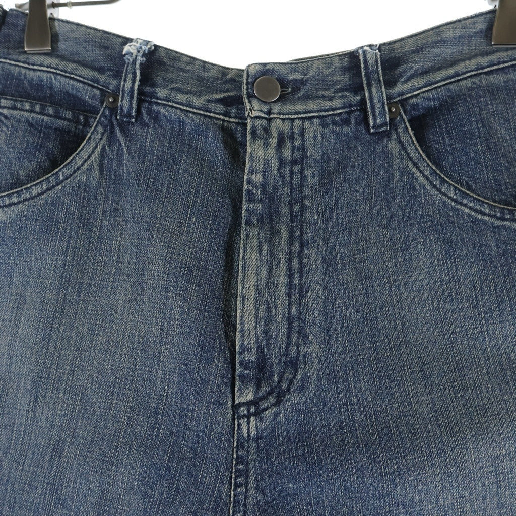 Maison Margiela(メゾンマルジェラ) レイヤード ストレートデニムパンツ インディゴ 29LA001430293