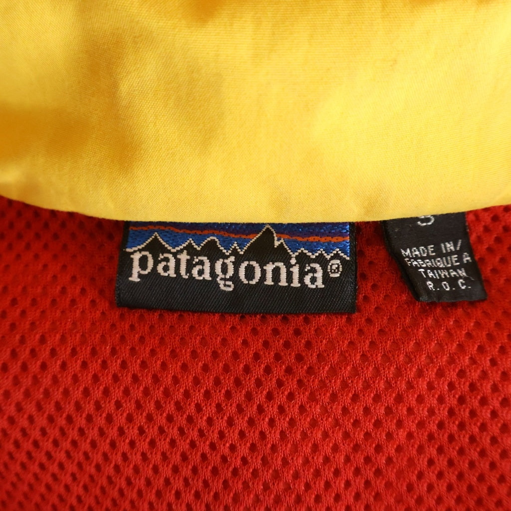 PATAGONIA(パタゴニア) 80S Vintage ヴィンテージ ナイロン ダブルジップ トラックジャケット イエロー/レッド