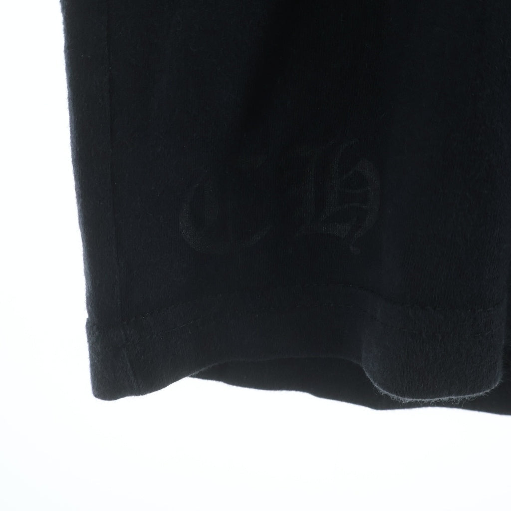 CHROME HEARTS(クロムハーツ) PARIS EXCLUSIVE HORSESHOE S/S TEE パリ限定 ホースシュープリント クルーネック半袖Tシャツ ブラック