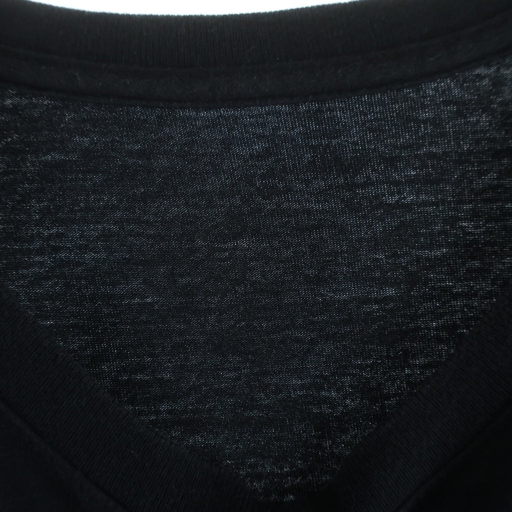 CHROME HEARTS(クロムハーツ) PARIS EXCLUSIVE HORSESHOE S/S TEE パリ限定 ホースシュープリント クルーネック半袖Tシャツ ブラック